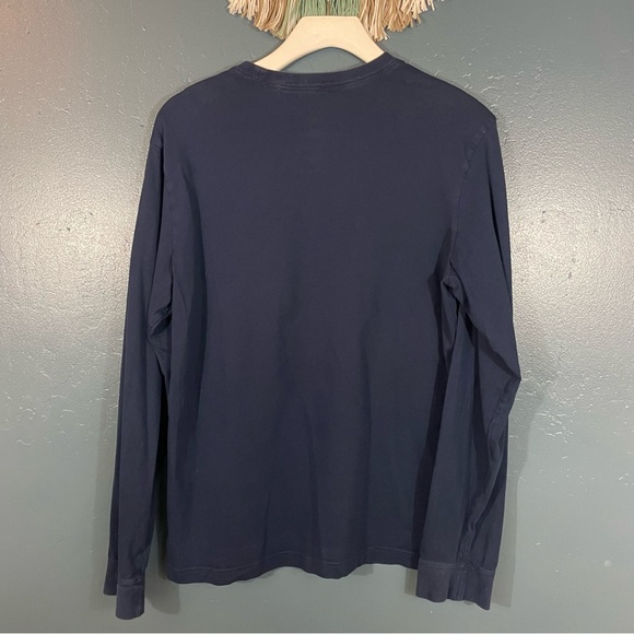 Hurley Men’s Blue Long Sleeve Casual Crewneck Tee Size M - Picture 2 of 2